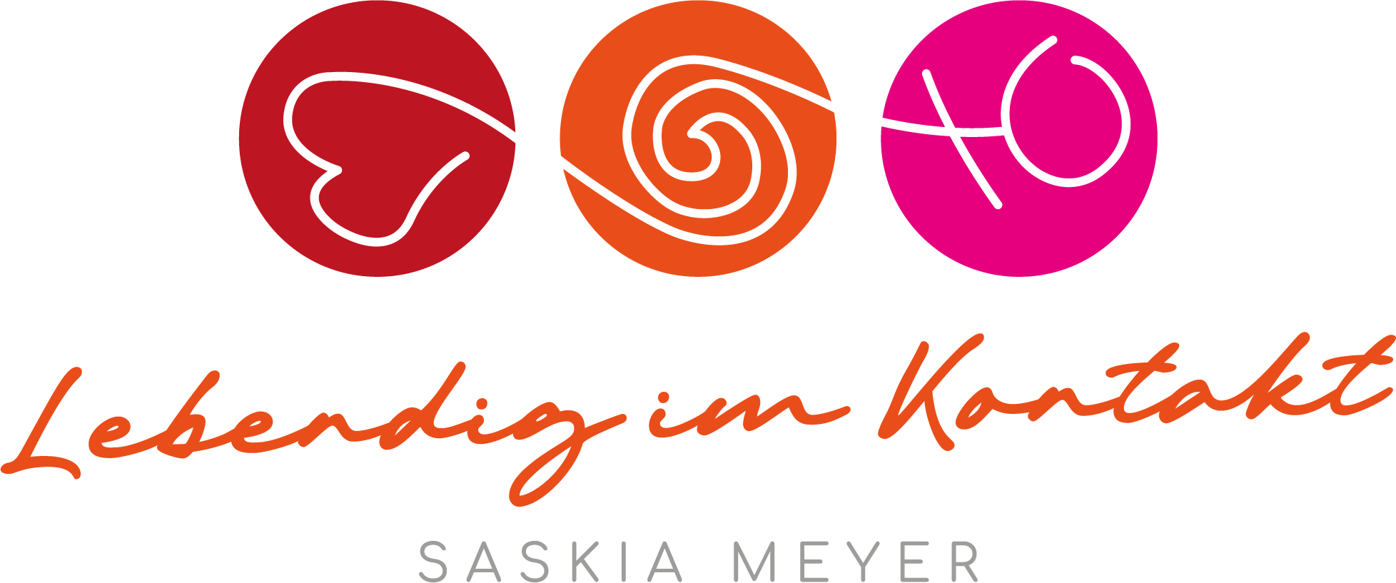 Logo von Saskia Meyer, Lebendig im Kontakt